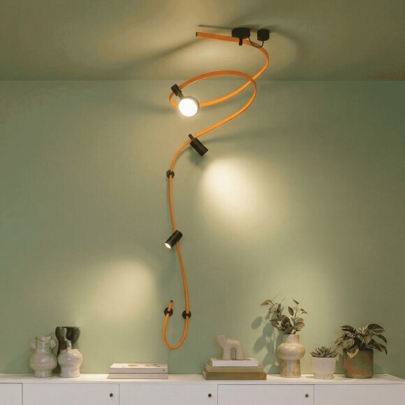 270547 Поворотный светодиодный линейный светильник 48V 20Вт 1700Лм CRI90 4000K 130° Due Hermes Lightstar