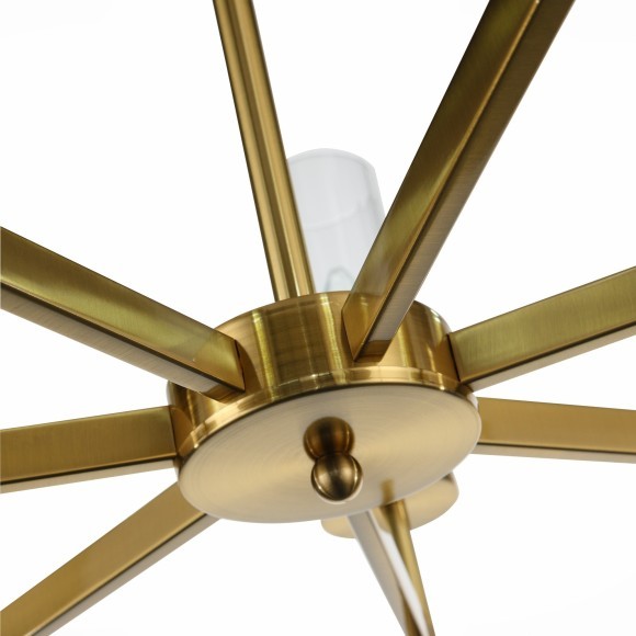 SL1159.303.07 Люстра подвесная ST-Luce Латунь/Латунь, Прозрачный E14 7*60W ACAZIO SL1159.303.07 Люстра подвесная ST-Luce Латунь/Латунь, Прозрачный E14 7*60W ACAZIO