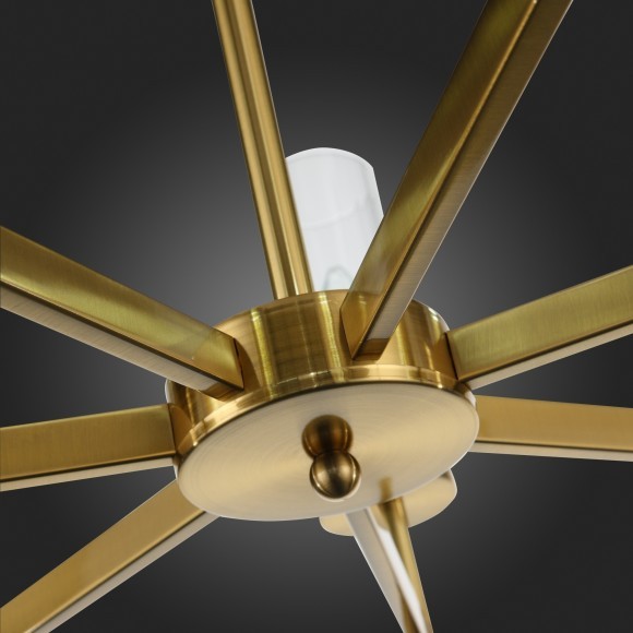 SL1159.303.07 Люстра подвесная ST-Luce Латунь/Латунь, Прозрачный E14 7*60W ACAZIO SL1159.303.07 Люстра подвесная ST-Luce Латунь/Латунь, Прозрачный E14 7*60W ACAZIO