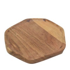 427046 FORLEYET Декоративная тарелка дерево натуральный коричневый L300, B270, H25 427046 FORLEYET Декоративная тарелка дерево натуральный коричневый L300, B270, H25