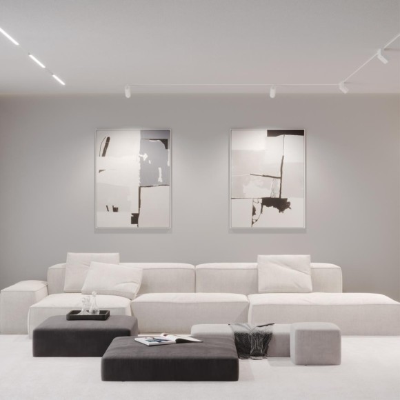 359495 Трековый светодиодный TUYA SMART светильник Novotech Flum CRI90+ 3000-6500К 1080Лм 38° 12W Bluetooth Wi-Fi Алиса