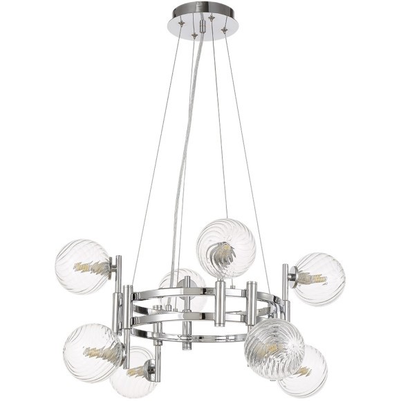 Люстра Crystal Lux LUXURY SP8 CHROME