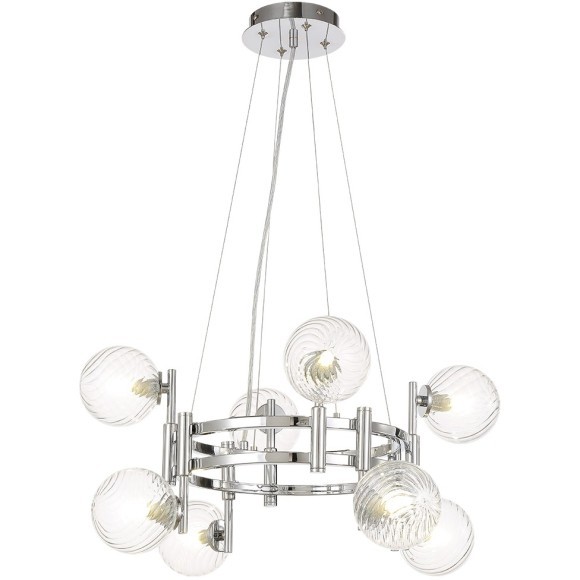 Люстра Crystal Lux LUXURY SP8 CHROME