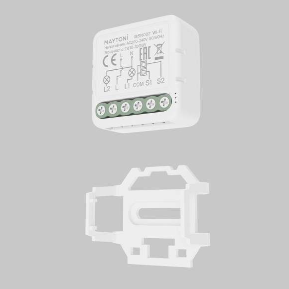 Wi-Fi выключатель двухканальный (без нуля) Maytoni MSN002