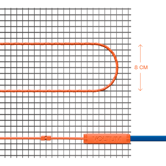 VLT01-150-6.0 Нагревательный мат (Теплый пол) длиной 12 метров и шириной полметра (0,5 метра) Voltum Т150 мощность 900Вт 150Вт/м², двужильный экранированный кабель, клеевая основа, укладка в плиточный клей/стяжку, гарантия 25 лет VLT01-150-6.0 Нагревательный мат (Теплый пол) длиной 12 метров и шириной полметра (0,5 метра) Voltum Т150 мощность 900Вт 150Вт/м², двужильный экранированный кабель, клеевая основа, укладка в плиточный клей/стяжку, гарантия 25 лет