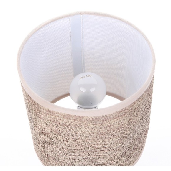 8229/1T CLASSI LN25 бежевый, керамика/текстиль Настольная лампа E14 1*40W 220V KOHALA