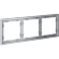 Рамка пластиковая VOLTUM S70 на 3 поста, (серый)