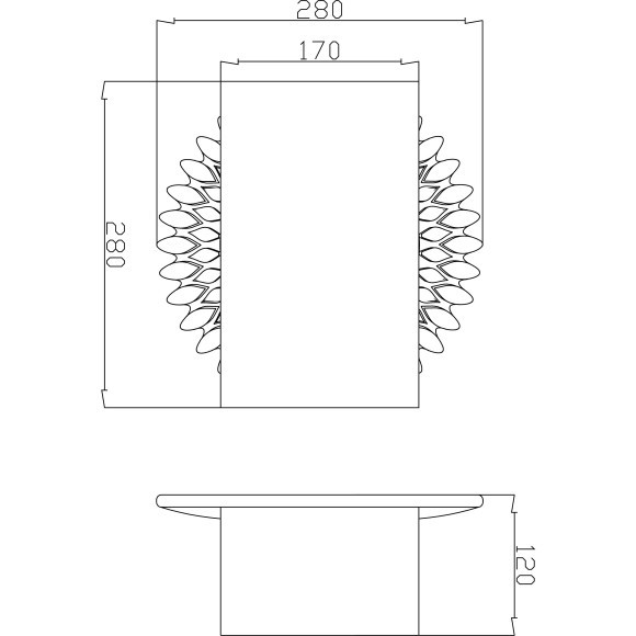 Бра Maytoni H301-01-G Lamar под лампу 1xE14 40W