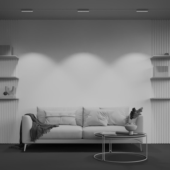 TR082-1-12W4K-M-W Трековый магнитный светодиодный светильник Maytoni Radity 48V CRI90+ 4000К 1400Лм 36° 12Вт