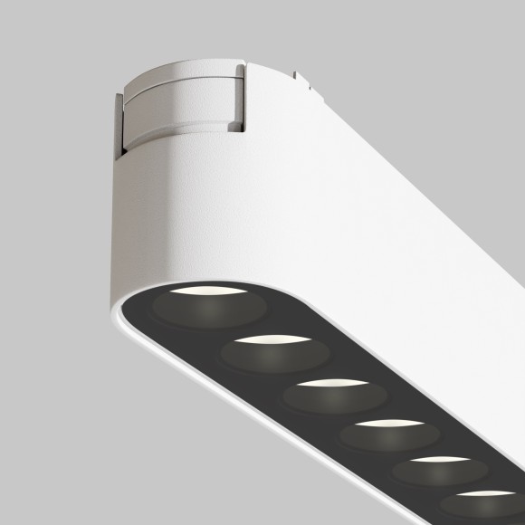 TR082-1-12W4K-M-W Трековый магнитный светодиодный светильник Maytoni Radity 48V CRI90+ 4000К 1400Лм 36° 12Вт