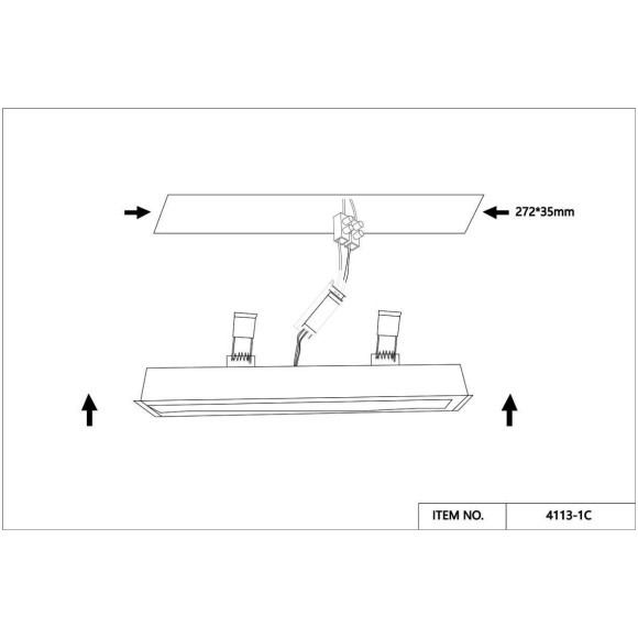 Точечный светильник Aplot 4113-1C