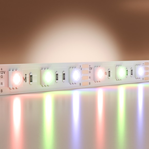 Светодиодная лента Base 12В 5050 14,4Вт/м RGB 5м IP 20 Led Strip 201195 Светодиодная лента Base 12В 5050 14,4Вт/м RGB 5м IP 20 Led Strip 201195