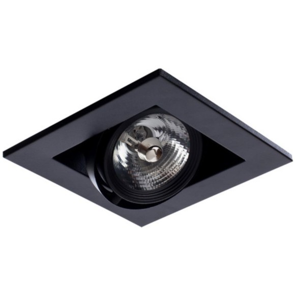 Встраиваемый светильник Arte Lamp A5930PL-1BK CARDANI MEDIO под лампу 1xG53 50W