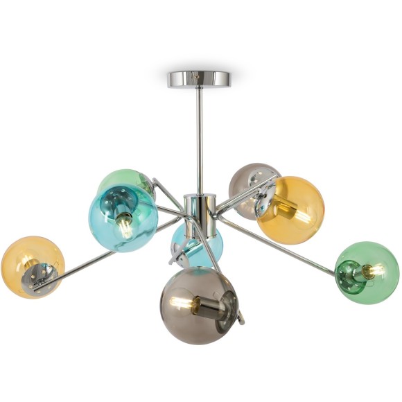 Люстра потолочная Freya FR5083PL-08CH Nancy под лампы 8xE14 40W