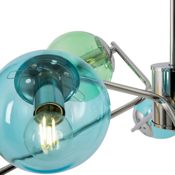 Люстра потолочная Freya FR5083PL-08CH Nancy под лампы 8xE14 40W