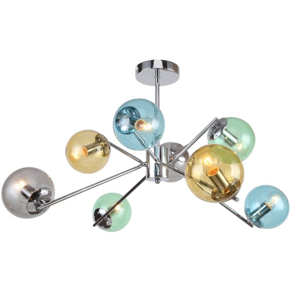 Люстра потолочная Freya FR5083PL-08CH Nancy под лампы 8xE14 40W