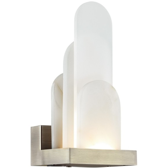 5437/12WL HIGHTECH ODL_EX25 101 бронзовый брашинг/металл/смола под алебастр/акрил Настенный светильник LED 12W 3000K 1489Лм FOROS 5437/12WL HIGHTECH ODL_EX25 101 бронзовый брашинг/металл/смола под алебастр/акрил Настенный светильник LED 12W 3000K 1489Лм FOROS