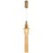Freya Trace FR5635PL-L6AM1 Подвесной LED-светильник в стиле модерн, 6 Вт, 3000К, CRI 80, 250 лм, 360°, 220В, основание металл цвета латунь, плафон янтарное стекло, диаметр 115 мм, высота 700 - 2600 мм