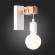 SL1142.501.01 Светильник настенный Белый, Светлое дерево E27 1*60W BAGETTI SL1142.501.01 Светильник настенный Белый, Светлое дерево E27 1*60W BAGETTI
