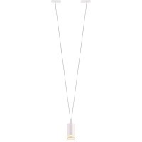 Однофазный двужильный трековый светильник Crystallux CLT 0.31 014 WH под сменную лампу GU10