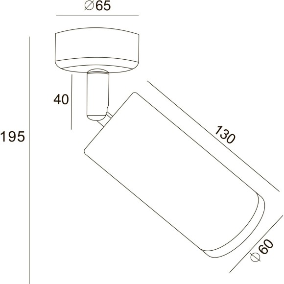Накладной потолочный светильник Maytoni C017CW-01G FOCUS под лампу 1xGU10 50W