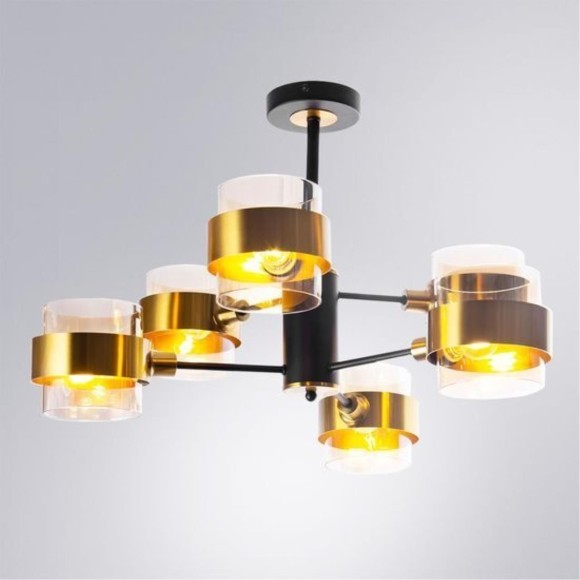 Люстра на штанге Arte Lamp CARLO A8205SP-6BK