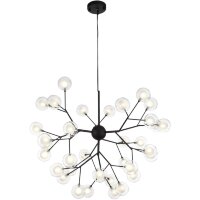 SL376.403.36 Светильник подвесной ST-Luce Черный/Прозрачный, Белый G4 LED 36*2W DEMELE