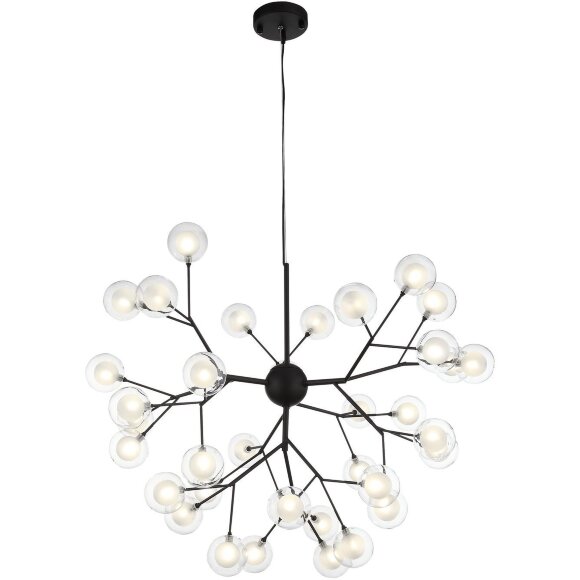 SL376.403.36 Светильник подвесной ST-Luce Черный/Прозрачный, Белый G4 LED 36*2W DEMELE