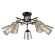 Потолочная люстра со стеклянными плафонами Arte Lamp GLASSY A5078PL-5BK лампы 5шт E27