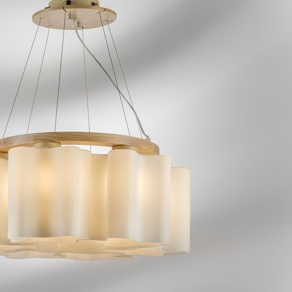 Люстра подвесная Lightstar 802165 Nubi legno под лампы 6xE27 240W