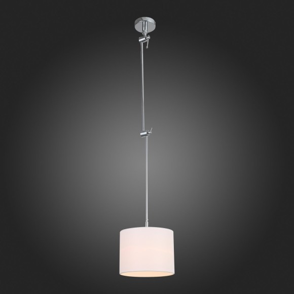 SL460.102.01 Светильник потолочный ST-Luce Хром/Белый E27 1*60W (из 2-х коробок) MARCIA