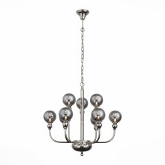 SL552.103.09 Люстра подвесная ST-Luce Никель/Дымчатый G9 9*5W FUNHI SL552.103.09 Люстра подвесная ST-Luce Никель/Дымчатый G9 9*5W FUNHI