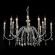Люстра Crystal Lux MERCEDES SP6+6 CHROME/SMOKE Люстра Crystal Lux MERCEDES SP6+6 CHROME/SMOKE