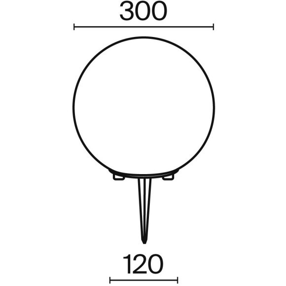 Уличный наземный светильник Maytoni O594FL-01W Erda IP54 под лампу 1xE27 30W