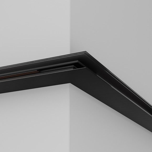 Угловой соединитель внешний для шинопроводов в ГКЛ 9.5мм Maytoni Exility TRA034OCL-41B Угловой соединитель внешний для шинопроводов в ГКЛ 9.5мм Maytoni Exility TRA034OCL-41B