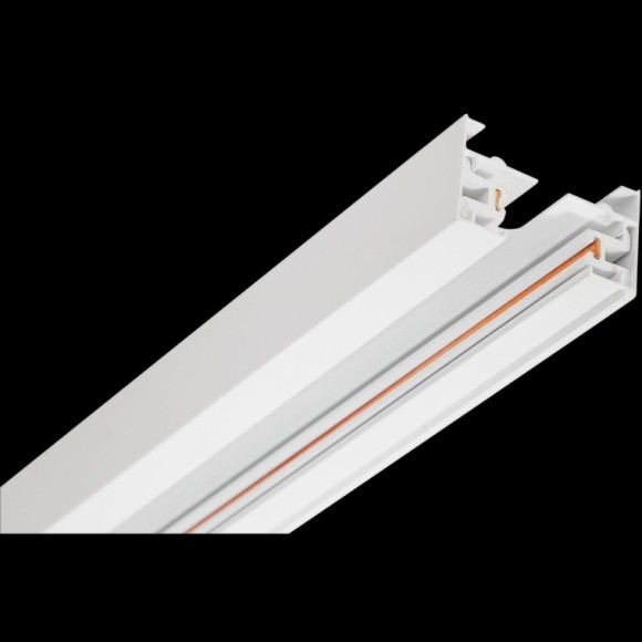2м белый однофазный двужильный накладной шинопровод Crystal Lux CLT 0.11 01 L2000 WH
