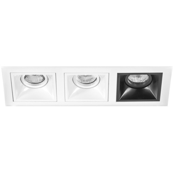Встраиваемый светильник Lightstar D536060607 Domino под лампы 3xGU5.3 150W