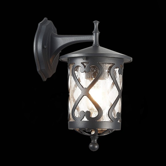 SL085.411.01 Светильник уличный настенный ST-Luce Черный/Черный, Прозрачный E27 1*60W LORNE SL085.411.01 Светильник уличный настенный ST-Luce Черный/Черный, Прозрачный E27 1*60W LORNE