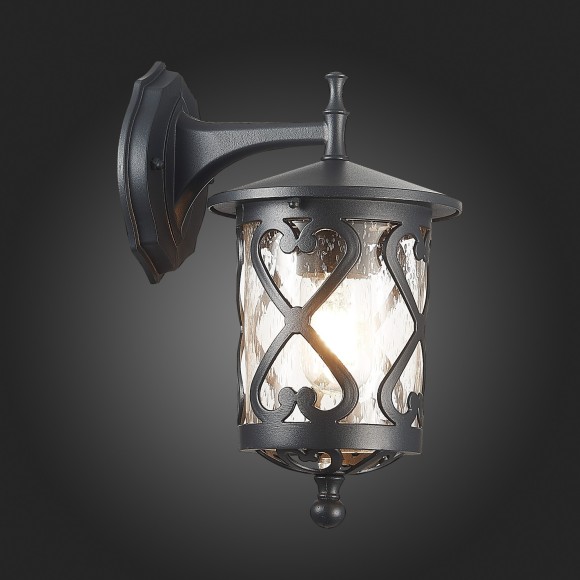 SL085.411.01 Светильник уличный настенный ST-Luce Черный/Черный, Прозрачный E27 1*60W LORNE SL085.411.01 Светильник уличный настенный ST-Luce Черный/Черный, Прозрачный E27 1*60W LORNE