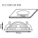 Светильник встраиваемый Crystal Lux CLT 524C105 WH