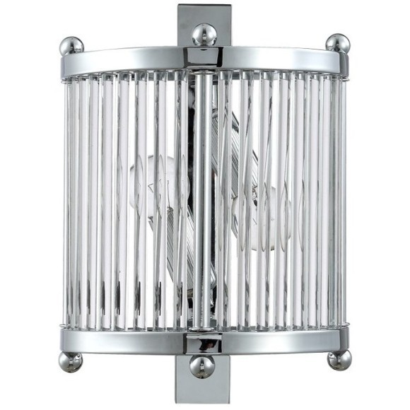 Бра Crystal Lux TADEO AP2 CHROME/TRANSPARENTE