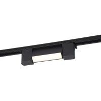 Однофазный двужильный светодиодный трековый светильник Crystallux CLT 0.31 010 6W BL M4000K 4000К 480Лм CRI80+ 120° 6Вт