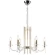 Люстра Crystal Lux AURELIO SP6 GOLD+CHROME/TRANSPARENT