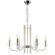 Люстра Crystal Lux AURELIO SP6 GOLD+CHROME/TRANSPARENT