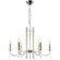 Люстра Crystal Lux AURELIO SP6 GOLD+CHROME/TRANSPARENT