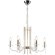 Люстра Crystal Lux AURELIO SP6 GOLD+CHROME/TRANSPARENT