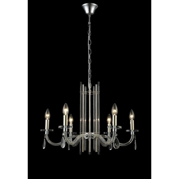 Люстра Crystal Lux AURELIO SP6 GOLD+CHROME/TRANSPARENT