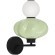 SL6134.401.01 Светильник настенный ST-Luce черный/зелёный, опаловый LED 1*8W 3000K FLORENTINI