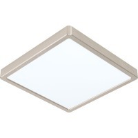 99242 Светодиодный накладной светильник FUEVA 5, 20W (LED), 285х285, H28, 2300lm, 3000K, сталь, никель