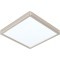99242 Светодиодный накладной светильник FUEVA 5, 20W (LED), 285х285, H28, 2300lm, 3000K, сталь, никель